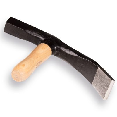 Straathamer DE WIT model BRABANT kort, met houten steel, bekbreedte 70mm