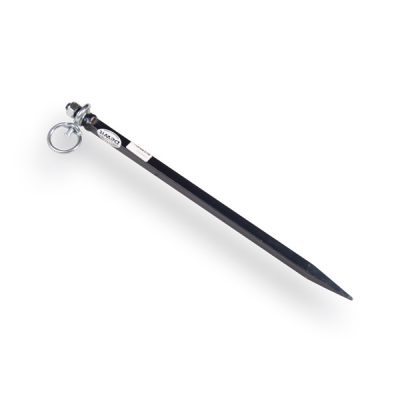 Spit DE WIT 40cm met draaiwartel en gesmede punt