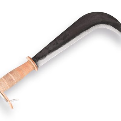 Zwitsers kapmes - Gertel - Machete ADLER, 28cm met lederen handvat