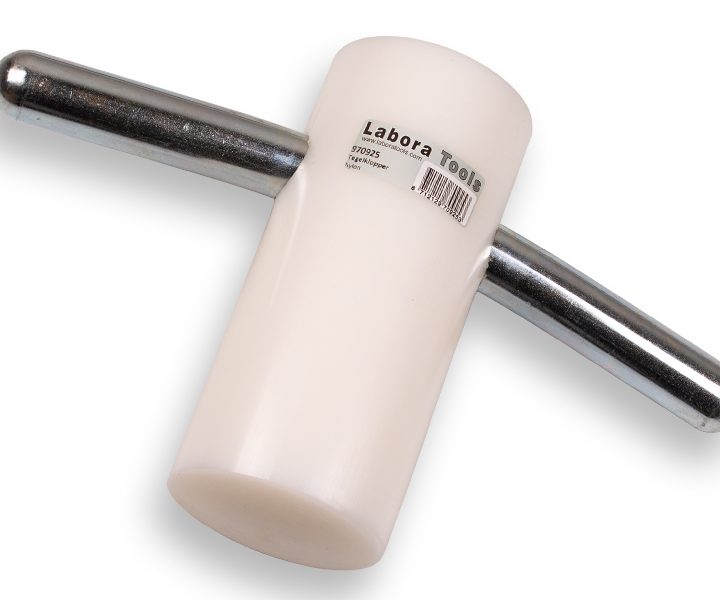 Tegelklopper LABORA groot, ⌀90mm , nylon klos