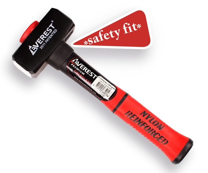 Vuisthamer EVEREST 1000gr. met fiberglassteel