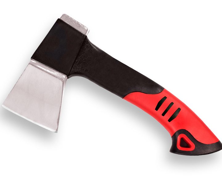 Campingbijl EVEREST 500gr. met fiberglassteel 23cm