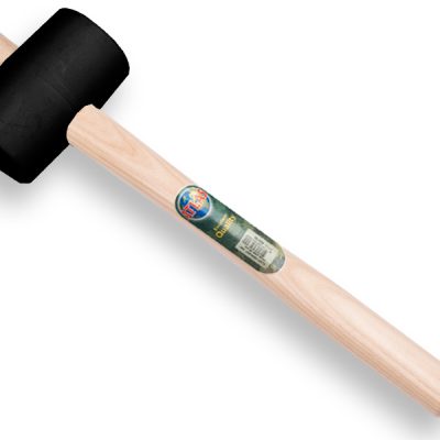 Rubberhamer GRIPLINE nr.2 zacht, A400, ø60x110mm met steel