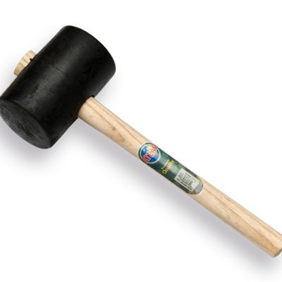 Rubberhamer GRIPLINE nr. 4 zacht, beide kanten vlak. 1,0kg ⌀85x135mm