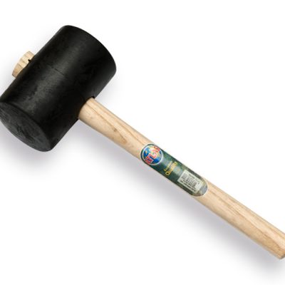 Rubberhamer GRIPLINE nr.4 hard, beide kanten vlak. 1,0kg ⌀85x135mm