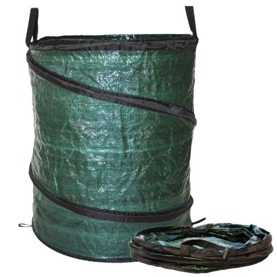Tuinafvalzak met veer 180 liter